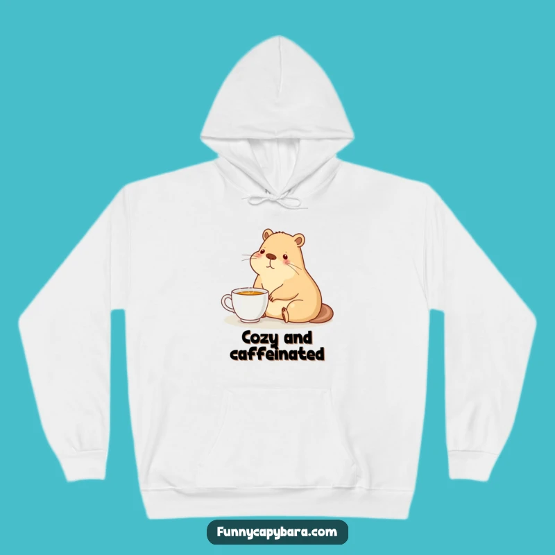 Funny Cozy Capybara Tea Hoodie: Warmth, Comfort, and Humor