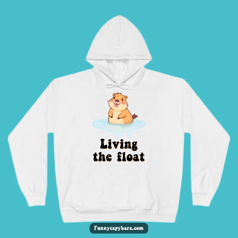 Funny Capybara Chill Hoodie: Cozy & Relaxing Wear for Ultimate Comfort